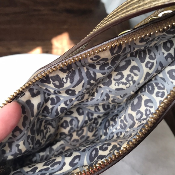 Coach Gold Wallet/Wristlet - Picture 5 of 6